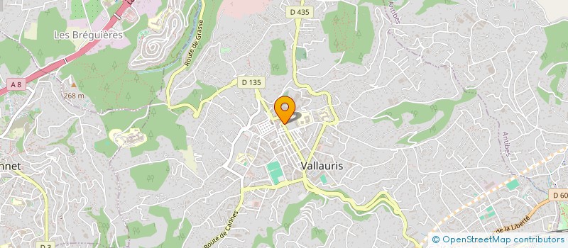 localisation de l'entreprise DEMOS KRATOS  VALLAURIS