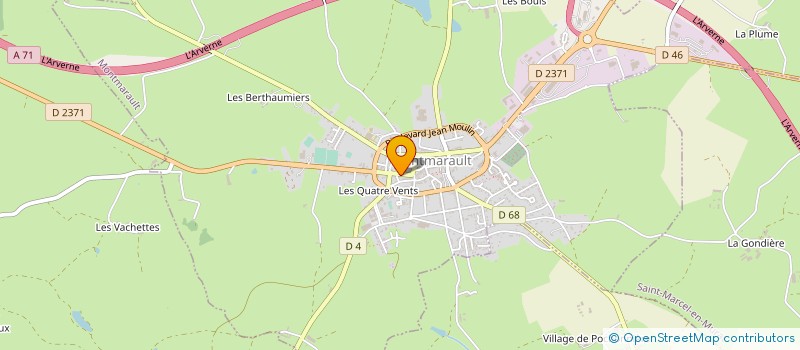 localisation de l'entreprise DEMOSTHENIS GILLES ET SYLVIANE à MONTMARAULT