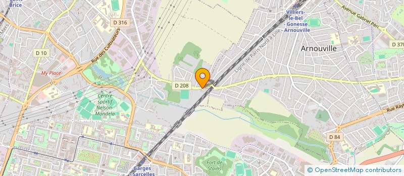 localisation de l'entreprise DEMOTER à SARCELLES