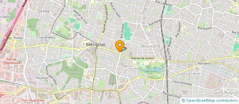 localisation de l'entreprise DEMOURY  MERIGNAC