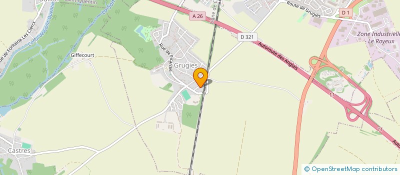 localisation de l'entreprise DEMOUSS'DRONE  GRUGIES