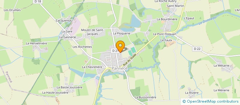 localisation de l'entreprise DEMOUSS'TOIT  PANNECE