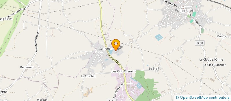 localisation de l'entreprise DEMOUSSE DRONE SERVICE à POMMERET