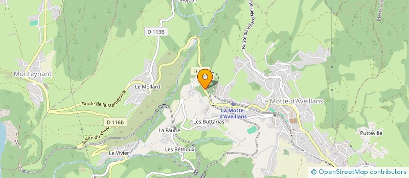 localisation de l'entreprise DEMOZ MULTISERVICES  LA MOTTE-D'AVEILLANS