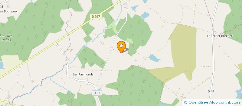 localisation de l'entreprise DEMP LA BAULE à CHALAIS