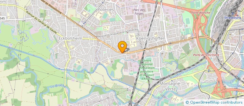 localisation de l'entreprise DEMPLUS SERVICES à STRASBOURG