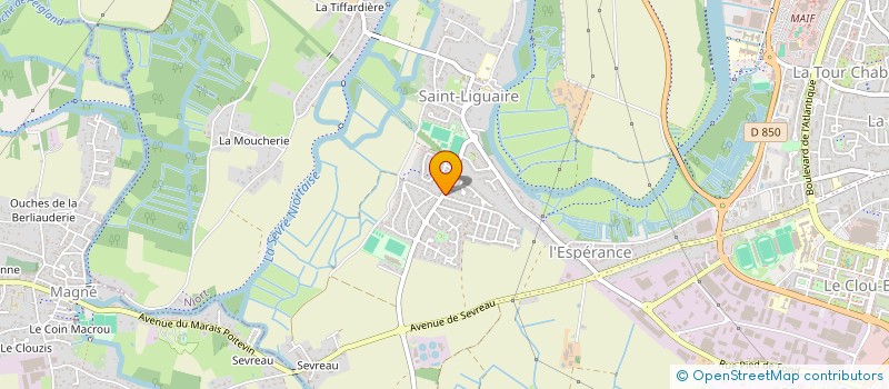 localisation de l'entreprise DEMPURE POMPAGE à NIORT