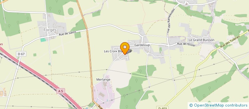 localisation de l'entreprise DEMROTECH  SAINT-GERMAIN-LAVAL