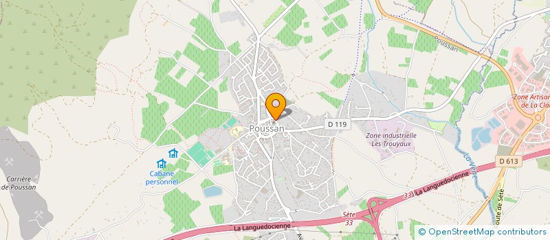 localisation de l'entreprise DEMS PRODUCTION  POUSSAN