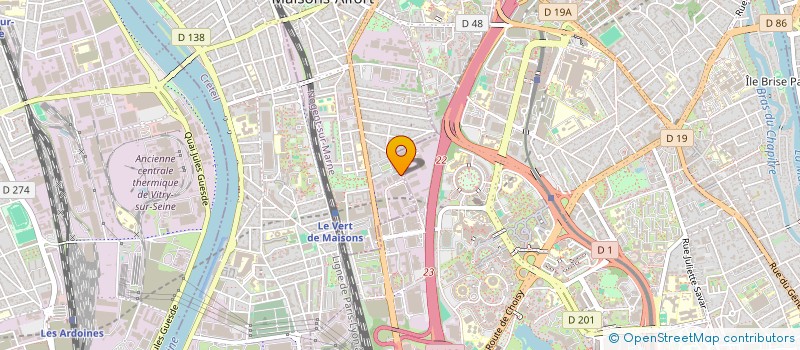 localisation de l'entreprise DEMTEAM à MAISONS-ALFORT