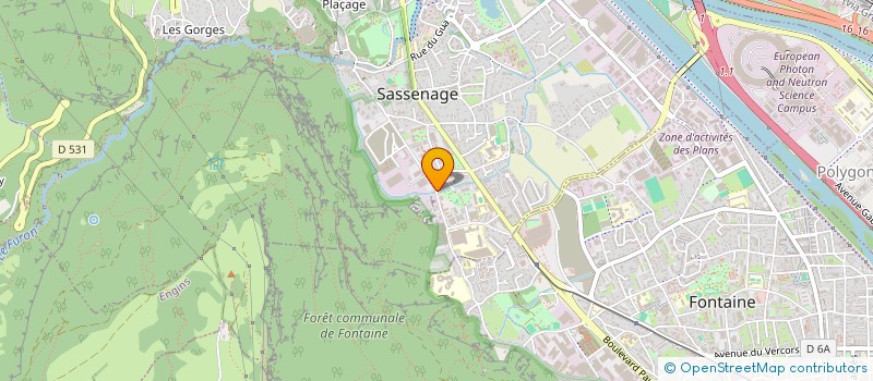 localisation de l'entreprise DEMTILLA  SASSENAGE