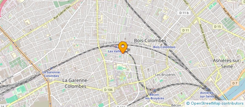 localisation de l'entreprise DEMURGER TELLEZ HOLDING à BOIS-COLOMBES