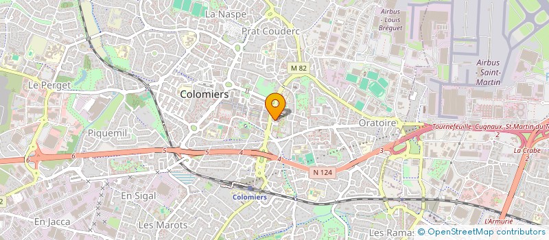 localisation de l'entreprise DEMUTE (DM) à COLOMIERS