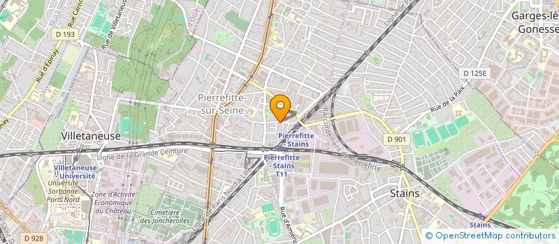 localisation de l'entreprise DEN à PIERREFITTE-SUR-SEINE