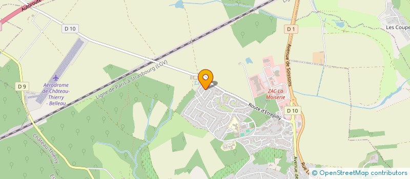 localisation de l'entreprise DEN & FILS  CHATEAU-THIERRY