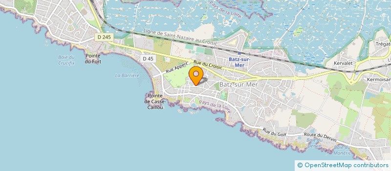 localisation de l'entreprise DEN HELIGA à BATZ-SUR-MER