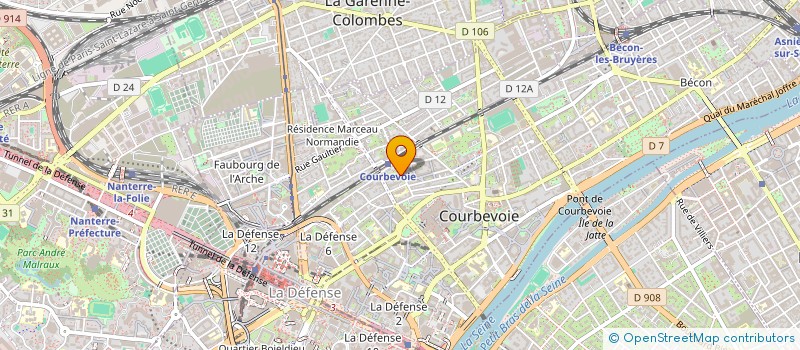 localisation de l'entreprise DEN RATTA VAGEN à COURBEVOIE