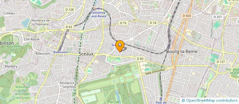 localisation de l'entreprise DEN92130 à SCEAUX
