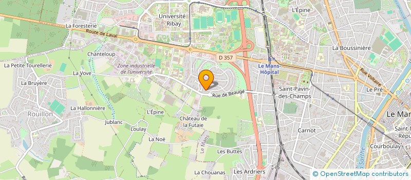 localisation de l'entreprise DENA V  LE MANS