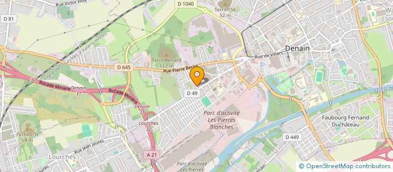 localisation de l'entreprise DENAIN SERVICE  DENAIN