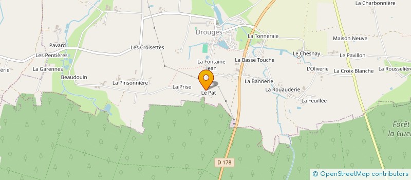 localisation de l'entreprise DENAIS SA à MOUTIERS