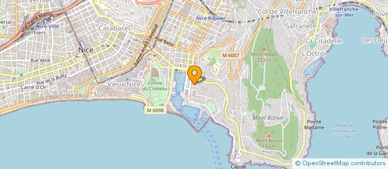 localisation de l'entreprise DENARO LIEGE ET BOIS à NICE