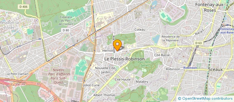 localisation de l'entreprise DENASUD à LE PLESSIS-ROBINSON