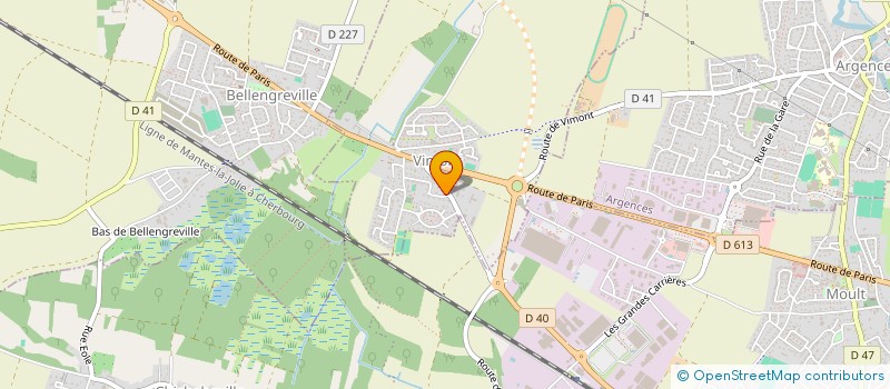 localisation de l'entreprise DENAT  VIMONT