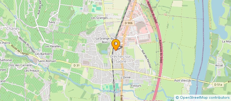 localisation de l'entreprise DENAT à CRECHES-SUR-SAONE