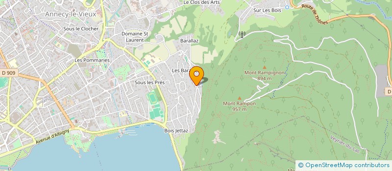 localisation de l'entreprise DENBOT à ANNECY