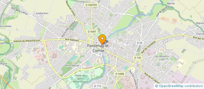 localisation de l'entreprise DENDENIMAX à FONTENAY-LE-COMTE