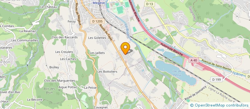 localisation de l'entreprise DENDRITE à SALLANCHES