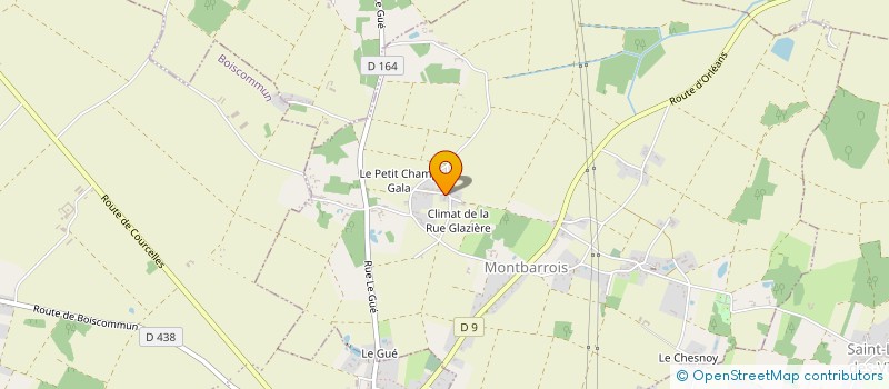 localisation de l'entreprise DENDROBATE à MONTBARROIS