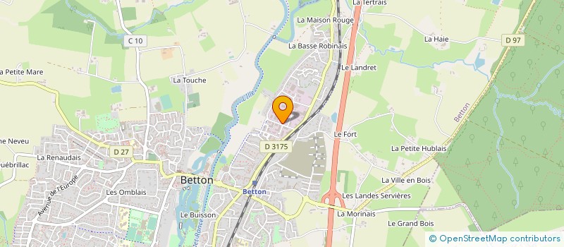 localisation de l'entreprise DENDROTECH à BETTON