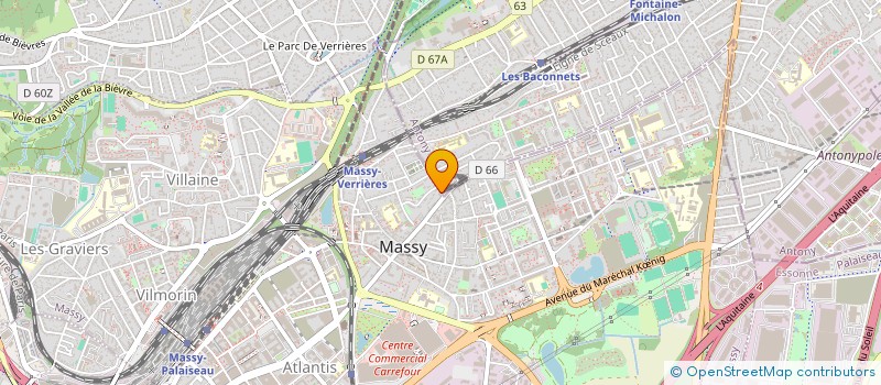 localisation de l'entreprise DENDROTELME à MASSY