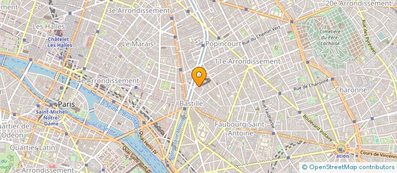 localisation de l'entreprise DENEB-CYGNI  PARIS