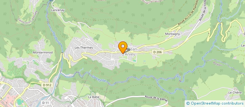 localisation de l'entreprise DENEB-HYADES  SAINT JEAN D'ARVEY