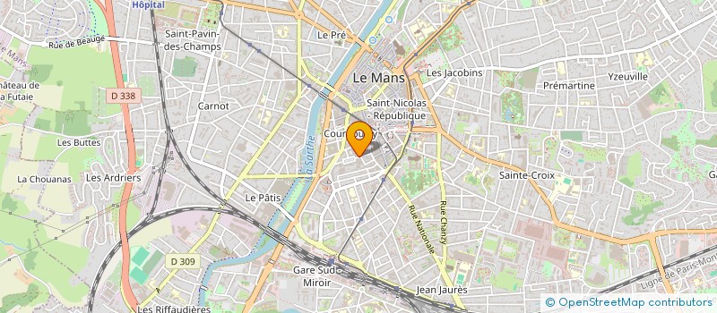 localisation de l'entreprise DENEBOLA à LE MANS
