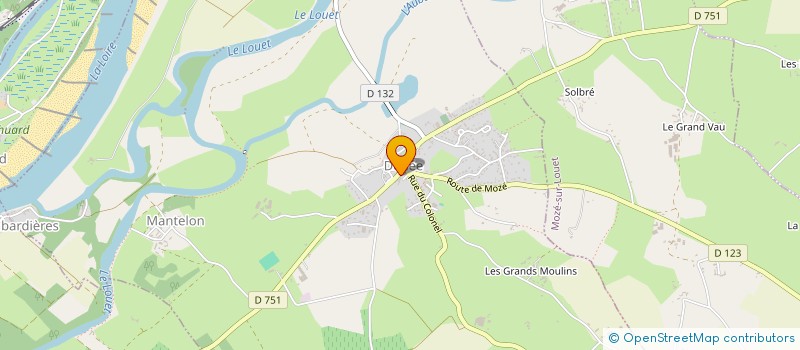 localisation de l'entreprise DENEE INTER-ASSOCIATIONS  DENEE