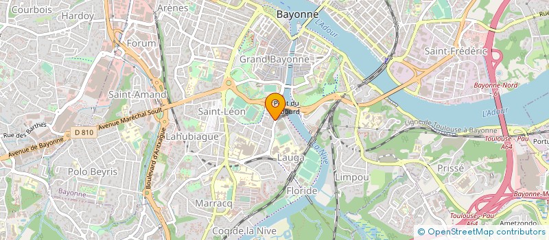 localisation de l'entreprise DENEK BAT BASKET PRO  BAYONNE