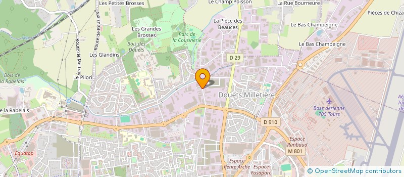 localisation de l'entreprise DENELEC à TOURS
