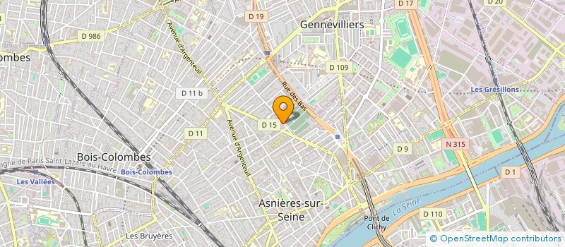 localisation de l'entreprise DENELI à ASNIERES-SUR-SEINE