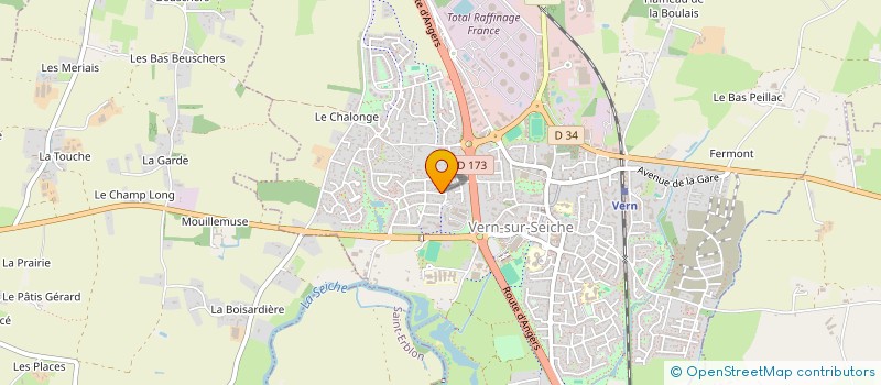 localisation de l'entreprise DENELYA  VERN-SUR-SEICHE