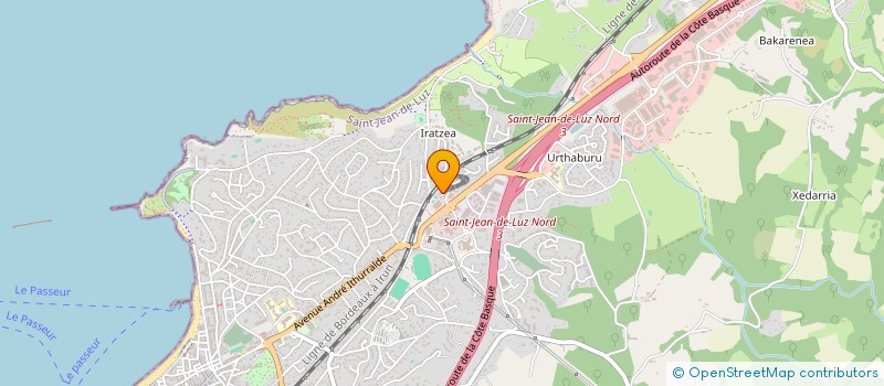 localisation de l'entreprise DENENTZAT à SAINT-JEAN-DE-LUZ