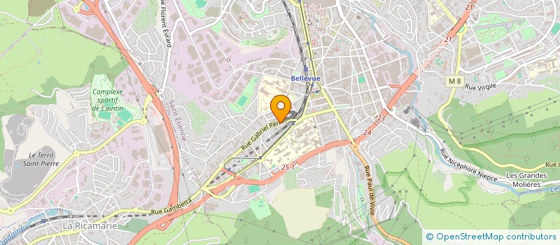 localisation de l'entreprise DENEROLLE ET COMPAGNIE SARL à SAINT-ETIENNE
