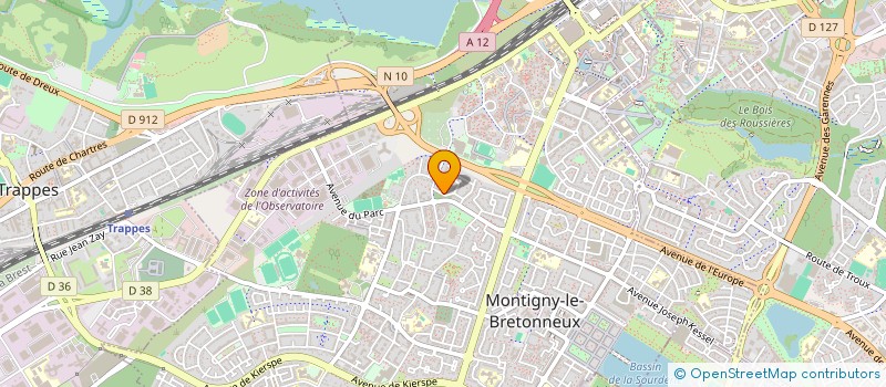 localisation de l'entreprise DENES à MONTIGNY-LE-BRETONNEUX