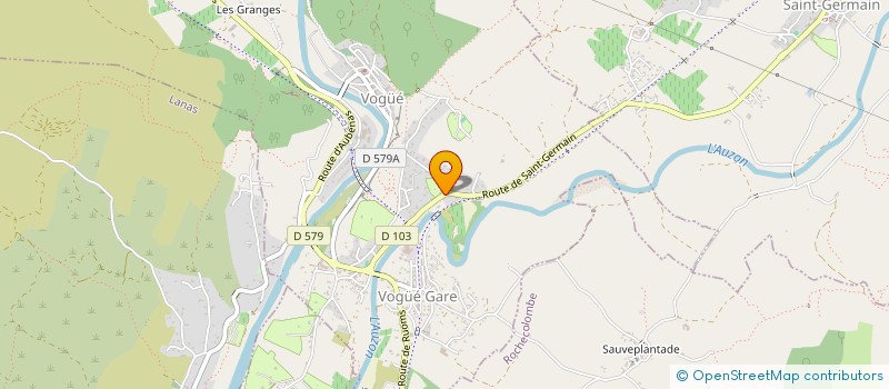 localisation de l'entreprise DENET  VOGUE