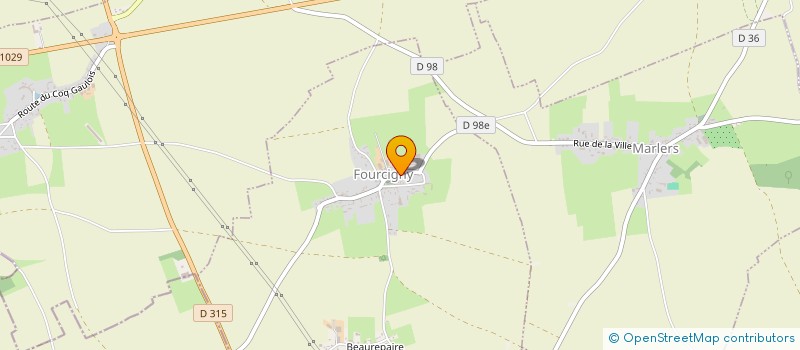 localisation de l'entreprise DENEUX  MEIGNEUX