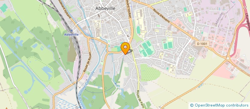 localisation de l'entreprise DENEUX SA à ABBEVILLE