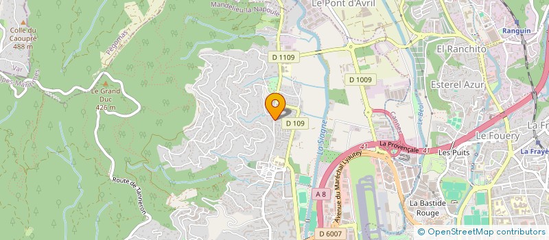 localisation de l'entreprise DENEYER IMMOBILIER  MANDELIEU-LA-NAPOULE